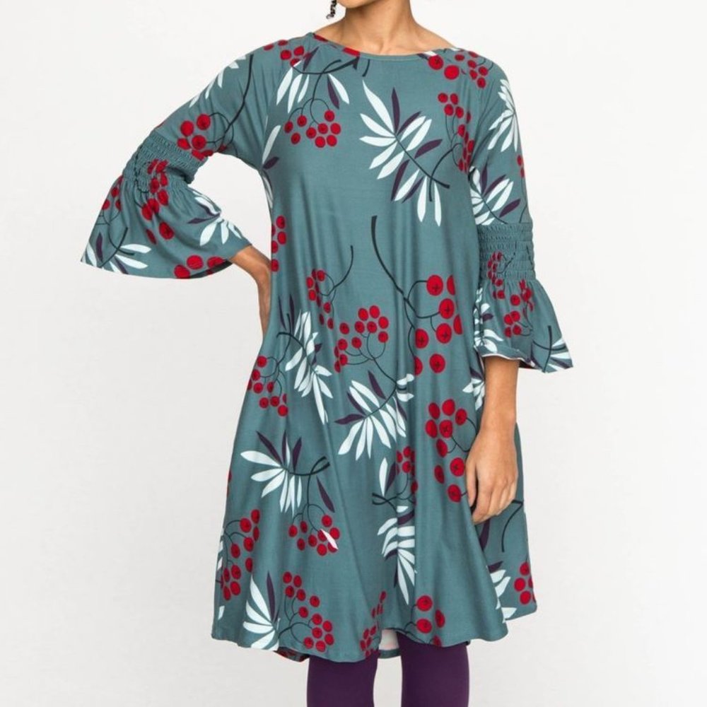 Agnes & Dora Walker Dress Mistletoe